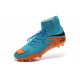 Scarpe da Calcio 2015 Nike Hypervenom Phantom II FG Blu Arancio Nero