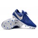 Scarpa Nuovo Nike Tiempo Legend 8 Elite FG Blu Bianco