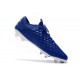 Scarpa Nuovo Nike Tiempo Legend 8 Elite FG Blu Bianco