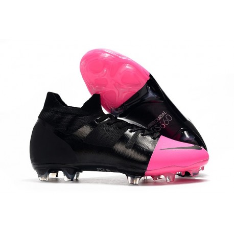 Nuove scarpe da calcio Nike Mercurial Greenspeed 360 FG Nero Rosa