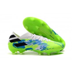 Scarpe adidas Nemeziz 19.1 FG - Bianco Verde Blu