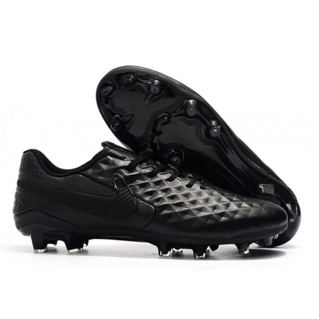 Nike Tiempo Legend VI FG Nuovo 2016 Scarpe da Calcio Tutto Nero