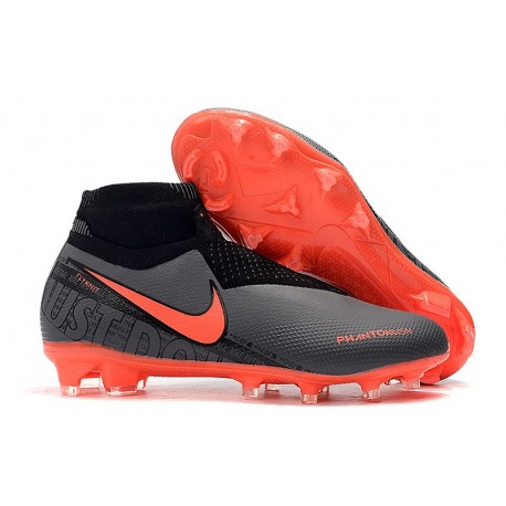 Scarpini Calcio Nike Phantom Vision Elite FG Nero Rosso