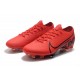 Scarpe da Calcio Nike Mercurial Vapor 13 Elite FG Rosso Nero