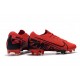 Scarpe da Calcio Nike Mercurial Vapor 13 Elite FG Rosso Nero