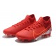 Scarpe Nike Mercurial Superfly VII Elite FG - Rosso Bianco