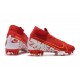 Scarpe Nike Mercurial Superfly VII Elite FG - Rosso Bianco