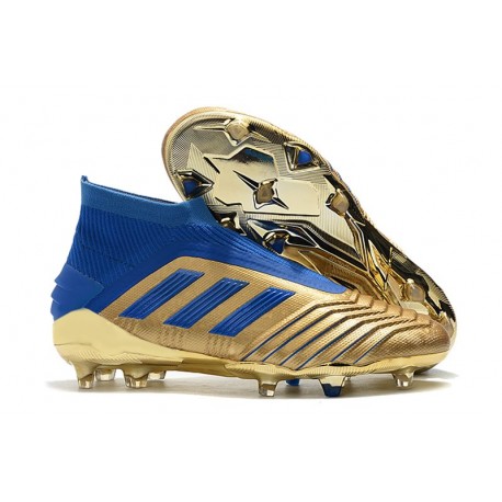 Scarpe da Calcio adidas Predator 19+ FG - Oro Blu