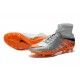 Scarpe da Calcio 2015 Nike Hypervenom Phantom II FG Grigio Arancio Nero