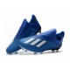 Scarpe da Calcio Adidas X 19+ FG Blu Bianco