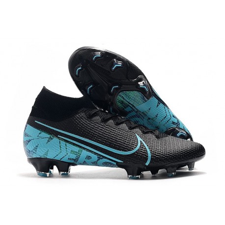 Scarpe Nike Mercurial Superfly VII Elite FG - Nero Blu