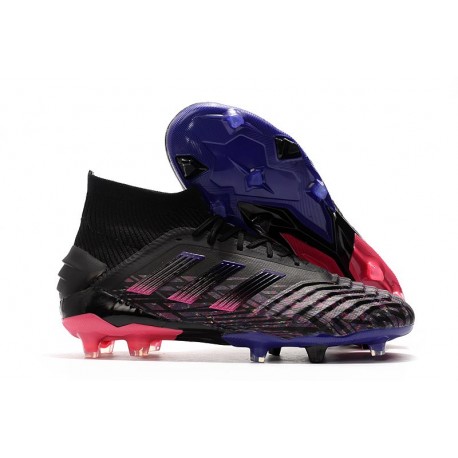 Scarpe da Calcio adidas Predator 19+ FG - Nero Rosa Blu
