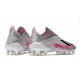 Scarpe da Calcio Adidas X 19+ FG Argento Nero Rosa