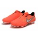 Nike Phantom VNM Elite Terreni Compatti Mango Acceso Bianco