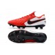 Scarpa Nuovo Nike Tiempo Legend 8 Elite FG Rosso Bianco Nero