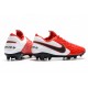 Scarpa Nuovo Nike Tiempo Legend 8 Elite FG Rosso Bianco Nero