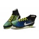 Nike 2015 Scarpini da Calcio Terreni Duri Magista Obra FG ACC Nero Blu Bianco