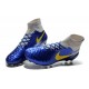 Nike 2015 Scarpini da Calcio Terreni Duri Magista Obra FG ACC Blu Giallo Grigio