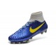 Nike 2015 Scarpini da Calcio Terreni Duri Magista Obra FG ACC Blu Giallo Grigio