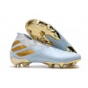 Scarpa Nuovo adidas Nemeziz 19+ FG Acqua Bold/ Oro Metallico/ Bianco