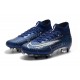 Nike Mercurial Superfly VII Elite SG PRO Anti-Clog Blu Void Volt Bianco