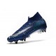 Nike Mercurial Superfly VII Elite SG PRO Anti-Clog Blu Void Volt Bianco