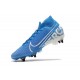 Nike Mercurial Superfly VII Elite SG PRO Anti-Clog Blu Bianco