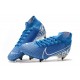 Nike Mercurial Superfly VII Elite SG PRO Anti-Clog Blu Bianco