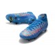 Nike Mercurial Superfly VII Elite SG PRO Anti-Clog Blu Rosso