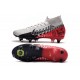 Nike Mercurial Superfly 7 Elite SG PRO Neymar Cromo Nero Rosso Platino