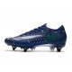 Nike Mercurial Vapor 13 Elite SG PRO Anti-Clog Blu Void Volt Bianco