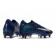 Nike Mercurial Vapor 13 Elite SG PRO Anti-Clog Blu Void Volt Bianco