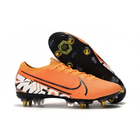 Nike Mercurial Vapor 13 Elite SG PRO Anti-Clog Arancione Bianco