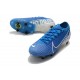 Nike Mercurial Vapor 13 Elite SG PRO Anti-Clog New Lights Blu Bianco