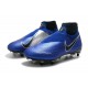 Nike Phantom Vision Elite Dynamic Fit Anti-Clog SG-PRO Bianco Nero Blu Racer