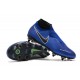 Nike Phantom Vision Elite Dynamic Fit Anti-Clog SG-PRO Bianco Nero Blu Racer