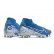 Nike Mercurial Superfly 7 Elite AG-PRO New Lights Blu Bianco