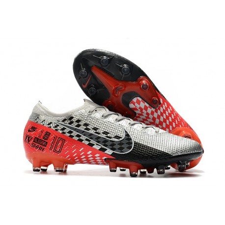 Scarpa Nike Mercurial Vapor XIII Elite AG-PRO Neymar Cromo Nero Rosso Orbita Platino