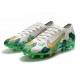 Scarpa Nike Mercurial Vapor XIII Elite AG-PRO Mbappe Bianco Verde Oro