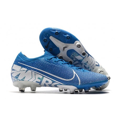 Scarpa Nike Mercurial Vapor XIII Elite AG-PRO New Lights Blu Bianco