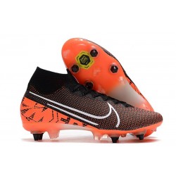 Nike Mercurial Superfly VII Elite SG PRO Anti-Clog Nero Bianco Cremisi Hyper