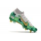 Nike Mercurial Superfly 7 Elite SG PRO Anti-Clog Mbappe Grigio Verde Oro