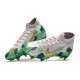 Nike Mercurial Superfly 7 Elite SG PRO Anti-Clog Mbappe Grigio Verde Oro