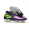 Scarpa Nuovo adidas Nemeziz 19+ FG Viola Giallo