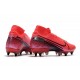 Nike Mercurial Superfly VII Elite SG PRO Anti-Clog Cremisi Laser Nero