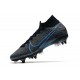 Nike Mercurial Superfly VII Elite SG PRO Anti-Clog Nero Blu