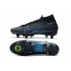 Nike Mercurial Superfly VII Elite SG PRO Anti-Clog Nero Blu