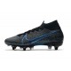 Nike Mercurial Superfly VII Elite SG PRO Anti-Clog Nero Blu