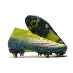 Nike Mercurial Superfly VII Elite SG PRO Limone Venom Nero Verde