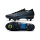 Nike Mercurial Vapor 13 Elite SG PRO Anti-Clog Nero Blu